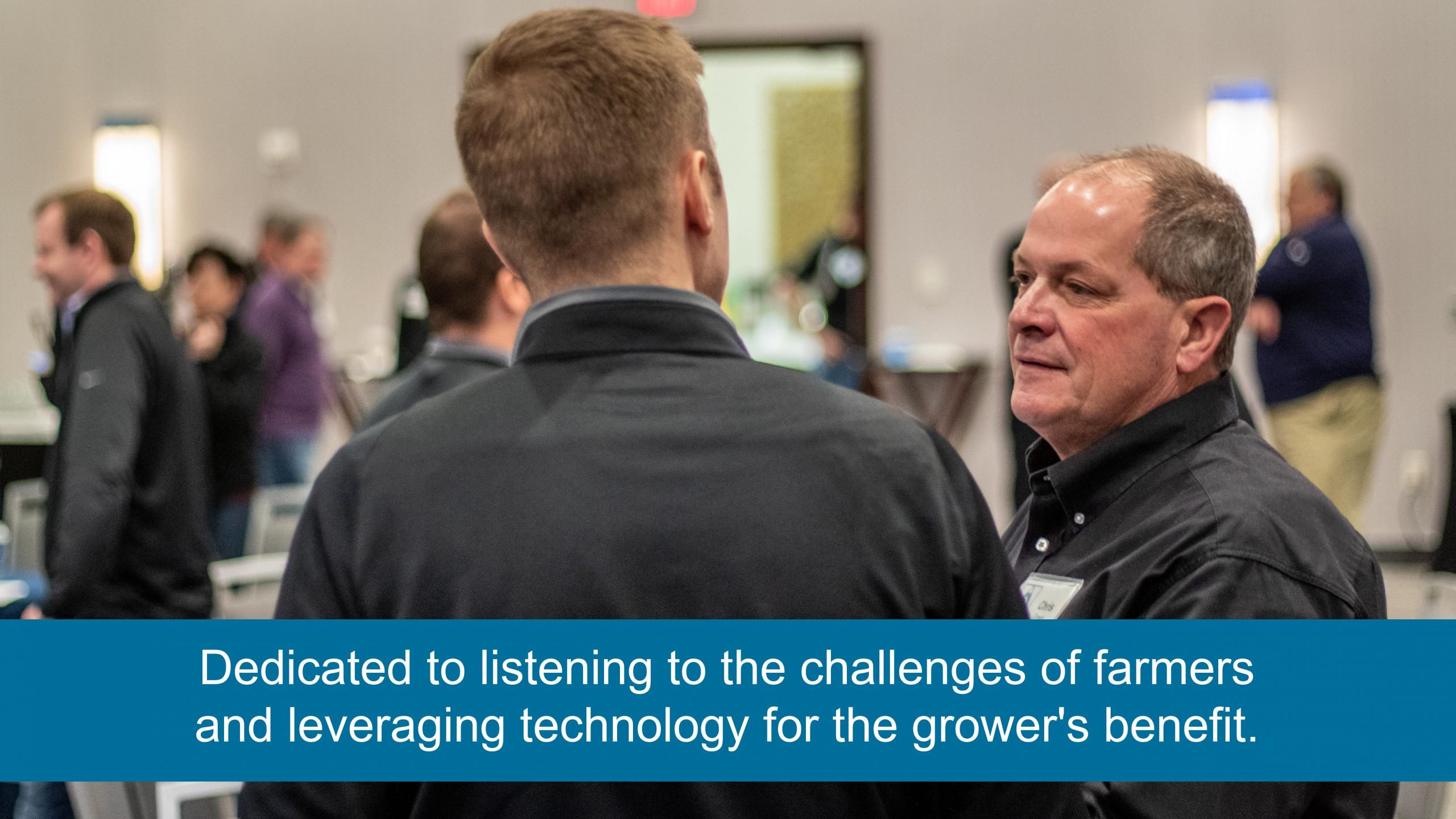 Conservis Customer Success team members listen to farmers' needs