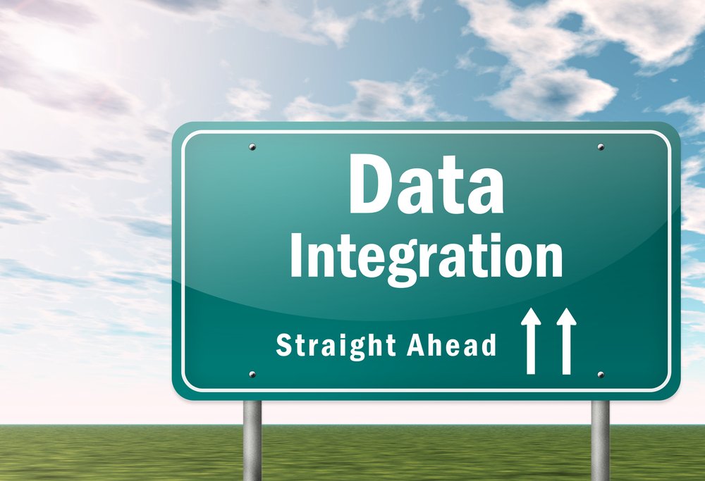 Data integration straight ahead signage