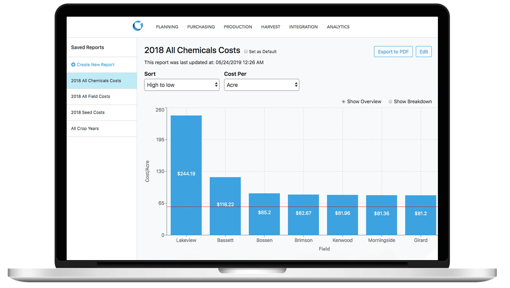 Conservis Farm Data Management App